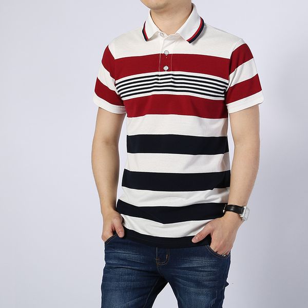 men's polos cotton shirt summer striped casual short sleeve s 2021 fashion slim business s golf pq6s, White;black
men's polos cotton shirt summer striped casual short sleeve s 2021 fashion slim business s golf pq6s, White;black