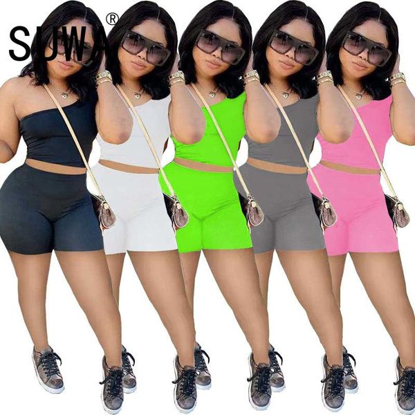 women's tracksuits simple pure color strapless sleeveless bro and short tight club party lady fashion, Gray
women's tracksuits simple pure color strapless sleeveless bro and short tight club party lady fashion, Gray
