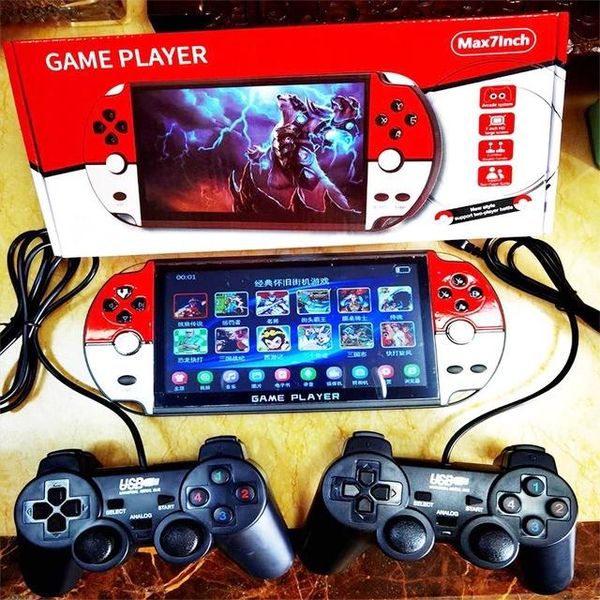 video game 7inch lcd double rocker portable handheld retro console mp5 player tf card for gba/nes 3000 games players
video game 7inch lcd double rocker portable handheld retro console mp5 player tf card for gba/nes 3000 games players