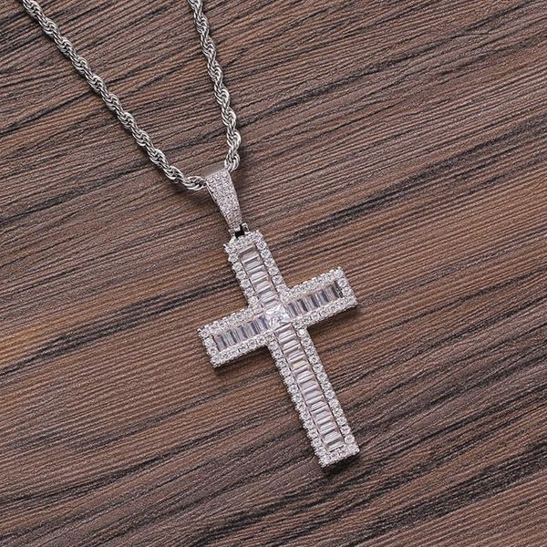 pendant necklaces hip hop bling baguette cross iced out + cubic zircon cz & pendants for men women charm jewelry, Silver
pendant necklaces hip hop bling baguette cross iced out + cubic zircon cz & pendants for men women charm jewelry, Silver