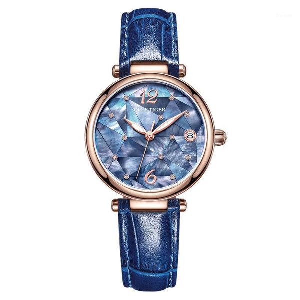 wristwatches reef tiger/rt design luxury 316l steel blue dial automatic watches women genuine leather strap rga1584, Slivery;brown
wristwatches reef tiger/rt design luxury 316l steel blue dial automatic watches women genuine leather strap rga1584, Slivery;brown