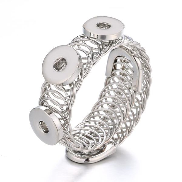charm bracelets simple beauty 2 colors metal snap bangles fit diy 18mm buttons beautiful flexible sg0151, Golden;silver
charm bracelets simple beauty 2 colors metal snap bangles fit diy 18mm buttons beautiful flexible sg0151, Golden;silver