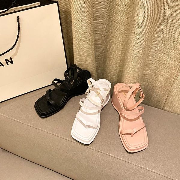 creepers piano appearance clip toe buckle women sandals thicken wedges high heels gladiator sandalias square platform sandal, Black
creepers piano appearance clip toe buckle women sandals thicken wedges high heels gladiator sandalias square platform sandal, Black