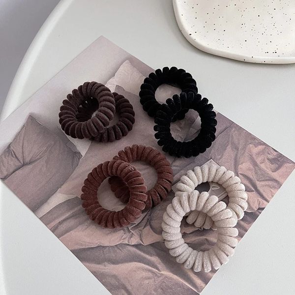 woman velvet telephone line hair ties women elastic hairband hair ring headwear scrunchies ponytail holders rubber band, Golden;silver
woman velvet telephone line hair ties women elastic hairband hair ring headwear scrunchies ponytail holders rubber band, Golden;silver