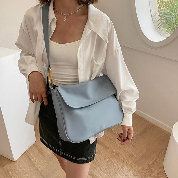 evening bags 2021 women's bag blue simple designer female shoulder pu leather crossbody for women youth large capacity
evening bags 2021 women's bag blue simple designer female shoulder pu leather crossbody for women youth large capacity