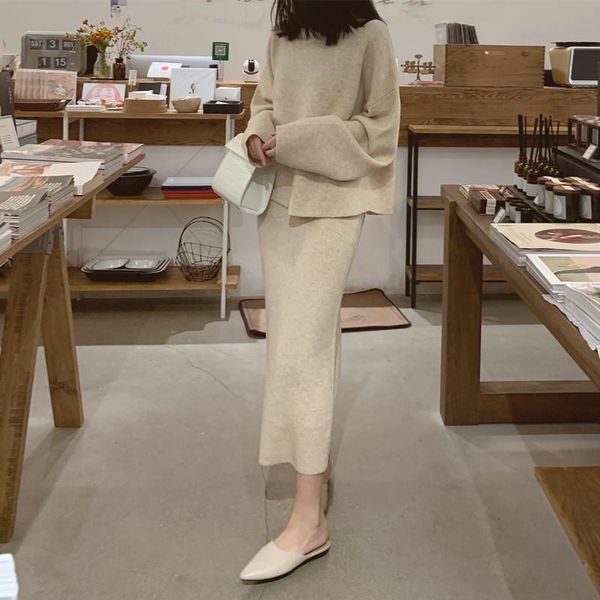two piece dress elegant ladies solid cashmere sweater skirt 2 set women fashion o neck long sleeve knitted pullovers suits winter, White
two piece dress elegant ladies solid cashmere sweater skirt 2 set women fashion o neck long sleeve knitted pullovers suits winter, White