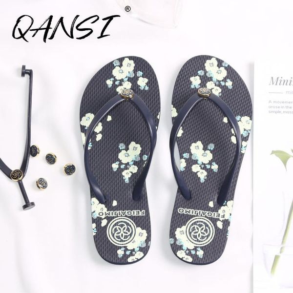 slippers women's summer flip-flops fashion printing flat home waterproof rubber outdoor non-slip beach woman, Black
slippers women's summer flip-flops fashion printing flat home waterproof rubber outdoor non-slip beach woman, Black