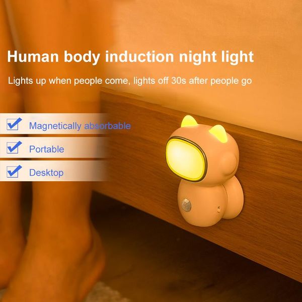 night lights 1 pcs creative cute robot body sensor portable usb charging bedroom baby sleeping lamp can wall-mounted
night lights 1 pcs creative cute robot body sensor portable usb charging bedroom baby sleeping lamp can wall-mounted