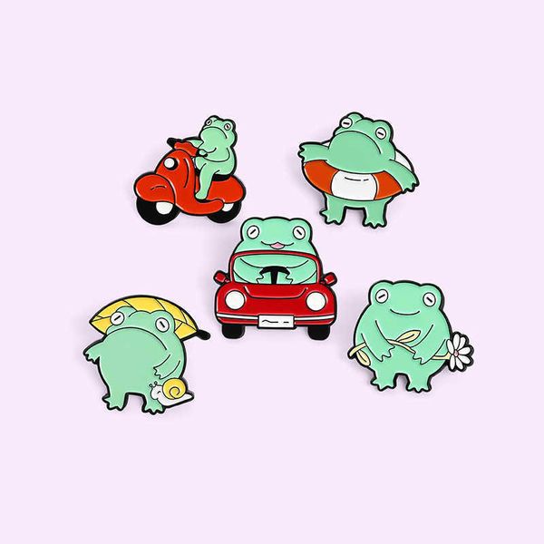 cute frog brooch creative oil dripping alloy student badge new frog schoolbag decorative pencil bag brooch, Gray
cute frog brooch creative oil dripping alloy student badge new frog schoolbag decorative pencil bag brooch, Gray