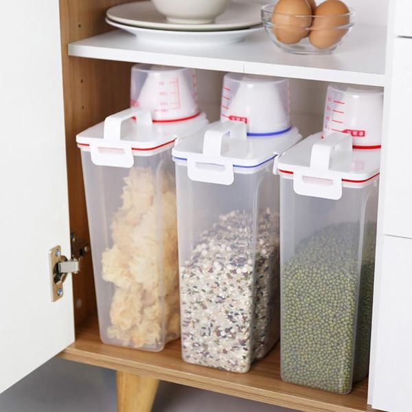 storage bottles & jars food box moisture-proof sealed container with pour lid transparent rice flour bucket dried grains tank kitchen organi
storage bottles & jars food box moisture-proof sealed container with pour lid transparent rice flour bucket dried grains tank kitchen organi