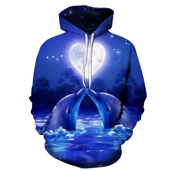 men's hoodies & sweatshirts 2021 3d printed dolphin love men women children long sleeve sweatshirt coat cool fashion streetwear pullove, Black
men's hoodies & sweatshirts 2021 3d printed dolphin love men women children long sleeve sweatshirt coat cool fashion streetwear pullove, Black