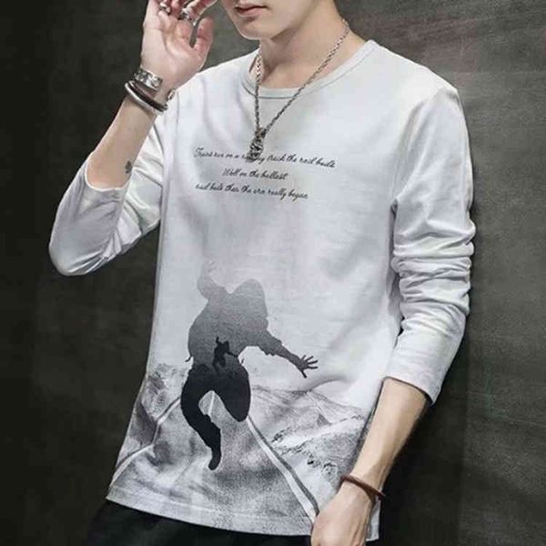 autumn korean loose men's long sve t-shirt fashion round neck chine style youth casual top, White;black
autumn korean loose men's long sve t-shirt fashion round neck chine style youth casual top, White;black