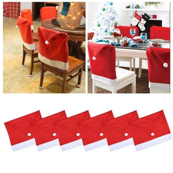 chair covers 6pcs christmas santa hat cap dinner table decor party gift xmas home #4b13
chair covers 6pcs christmas santa hat cap dinner table decor party gift xmas home #4b13