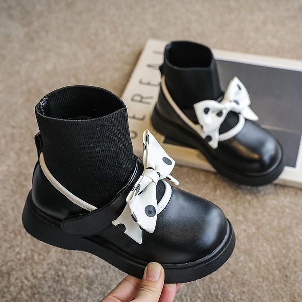 boots kids baby girls shoes fashion bow girl socks autumn winter children short ankle cute polka dot princess lolita, Black;grey
boots kids baby girls shoes fashion bow girl socks autumn winter children short ankle cute polka dot princess lolita, Black;grey