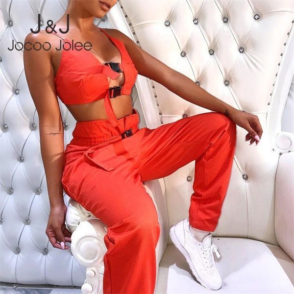 women's piece women crop strap button two pieces sets solid female casual pants bottom pockets tank suits, White
women's piece women crop strap button two pieces sets solid female casual pants bottom pockets tank suits, White