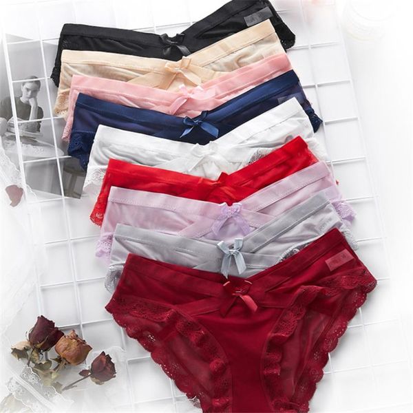 women's panties 2021 women lace underpants satin cotton french underwear translucent cross mesh antibacterial briefs female, Black;pink
women's panties 2021 women lace underpants satin cotton french underwear translucent cross mesh antibacterial briefs female, Black;pink