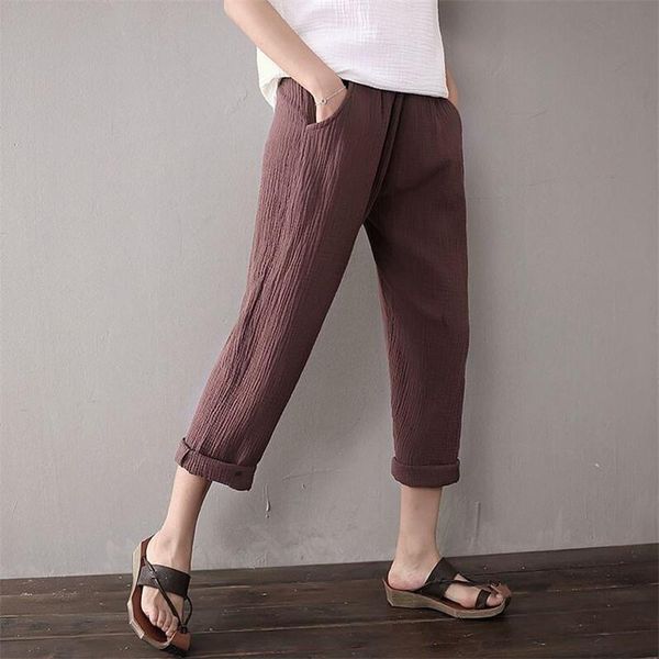 women's pants & capris linen cotton women 2021 summer autumn elastic waist trouser casual pockets breathable solid pencil plus size, Black;white
women's pants & capris linen cotton women 2021 summer autumn elastic waist trouser casual pockets breathable solid pencil plus size, Black;white