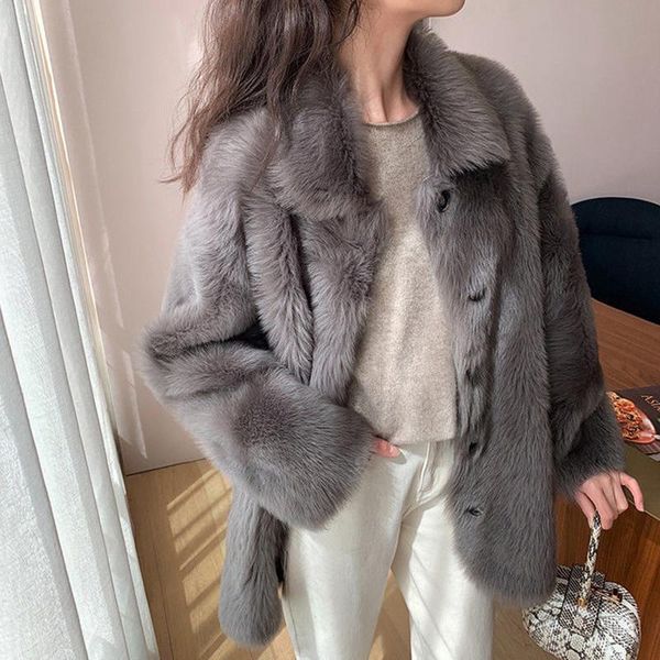 women's fur & faux hstar women 2021 autumn winter fashion jackets female solid color warm coats ladies double-faced loose overcoats, Black
women's fur & faux hstar women 2021 autumn winter fashion jackets female solid color warm coats ladies double-faced loose overcoats, Black