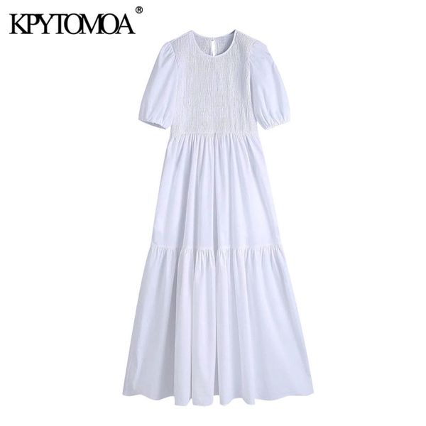 women chic fashion smocked elasitc white midi dress vintage o neck puff sleeve female dresses vestidos mujer 210416, Black;gray
women chic fashion smocked elasitc white midi dress vintage o neck puff sleeve female dresses vestidos mujer 210416, Black;gray