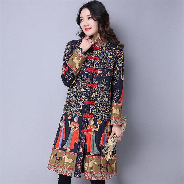 women's trench coats 2021 women winter coat thickening cotton padded jacket vintage single breasted long parkas female outwear plus siz, Tan;black
women's trench coats 2021 women winter coat thickening cotton padded jacket vintage single breasted long parkas female outwear plus siz, Tan;black