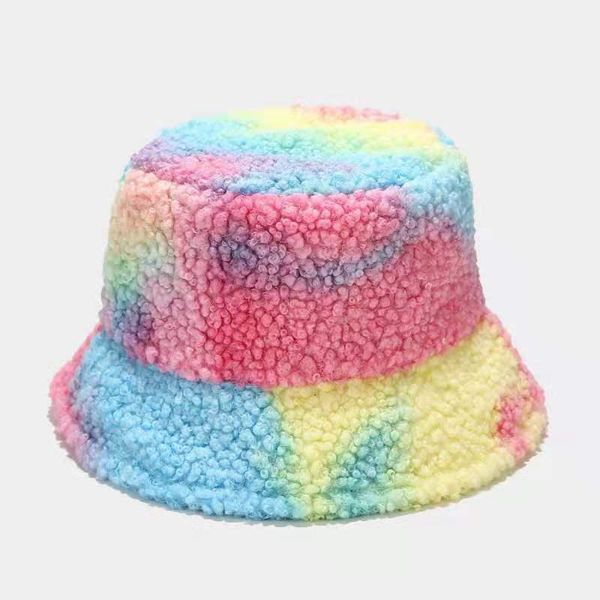wide brim hats autumn and winter caps add thick lamb hair tie-dye fisherman hat for women street personality bucket, Blue;gray
wide brim hats autumn and winter caps add thick lamb hair tie-dye fisherman hat for women street personality bucket, Blue;gray