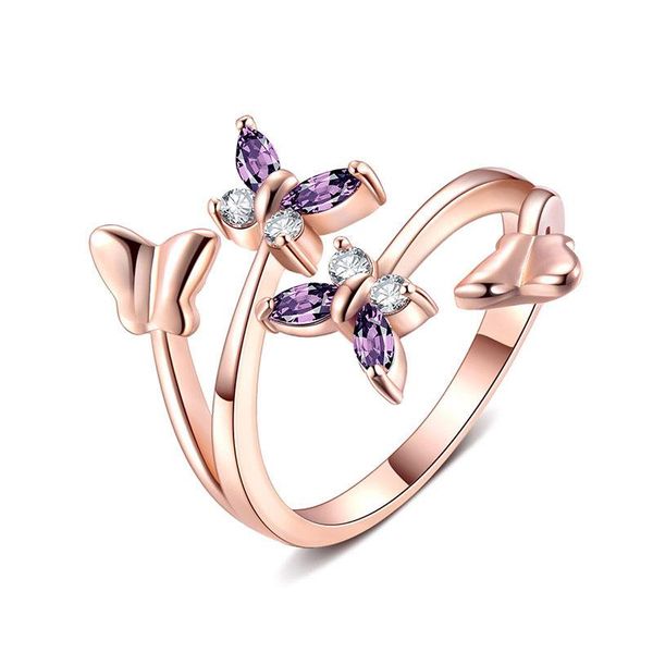 cluster rings fashion women cubic zirconia butterfly opening ring for girl sister friend trendy jewelry, Golden;silver
cluster rings fashion women cubic zirconia butterfly opening ring for girl sister friend trendy jewelry, Golden;silver