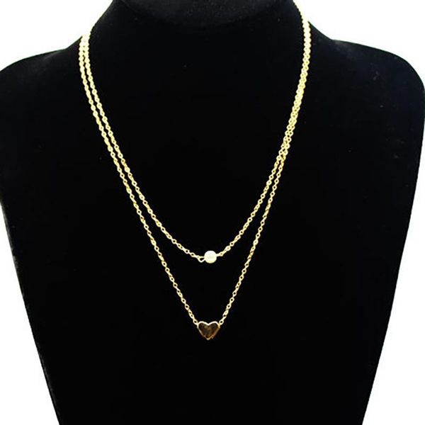 chains multilayer necklace woman heart necklaces women simple fashion pendant jewelry girl gold color trendy alloy collier, Silver
chains multilayer necklace woman heart necklaces women simple fashion pendant jewelry girl gold color trendy alloy collier, Silver