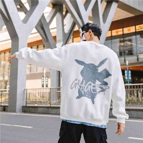 chenwei leisure leave two sweaters men's animation printing spring and autumn korean version trend loose round neck youth, Gray
chenwei leisure leave two sweaters men's animation printing spring and autumn korean version trend loose round neck youth, Gray