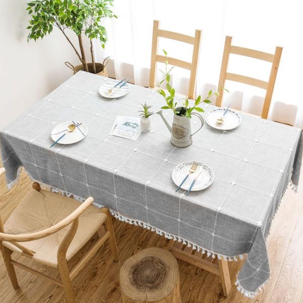 plaid decorative tablecloth cotton solid color wedding birthday party table cover rectangle desk cloth with tassel
plaid decorative tablecloth cotton solid color wedding birthday party table cover rectangle desk cloth with tassel