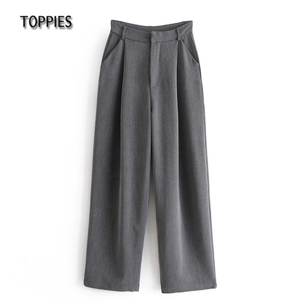 woman grey suit pants high waist wide leg female elegant full length trousers casual streetwear 210421, Black;white
woman grey suit pants high waist wide leg female elegant full length trousers casual streetwear 210421, Black;white