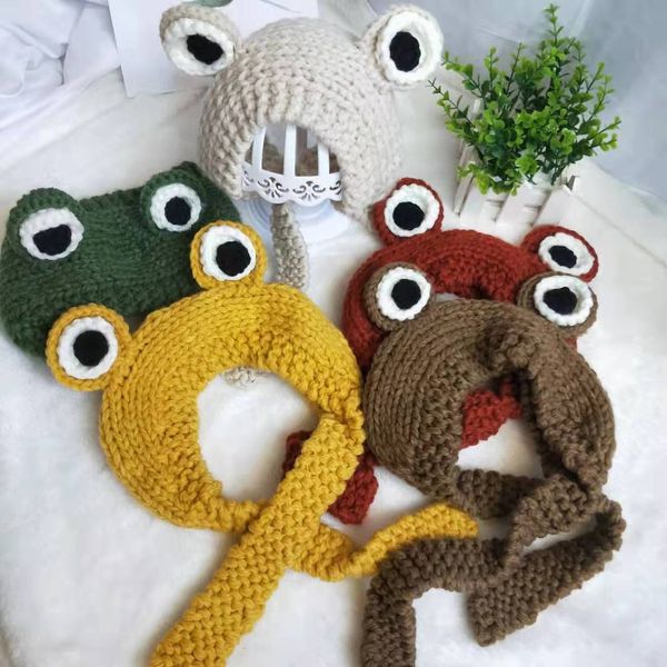 version of children's knitting wool autumn and wter big eyed frog earmuffs parent-child warm wter with black friday deals, Blue;gray
version of children's knitting wool autumn and wter big eyed frog earmuffs parent-child warm wter with black friday deals, Blue;gray