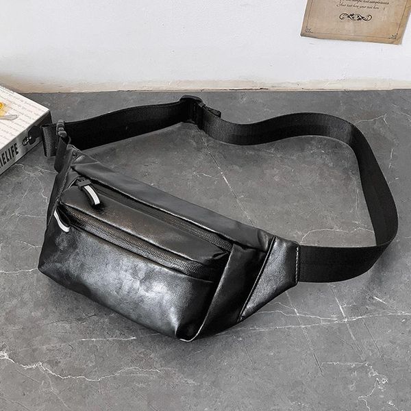 black waist packs for men 2021 fashion waterproof belt bags male casual travel chest pack pu leather fanny cross body
black waist packs for men 2021 fashion waterproof belt bags male casual travel chest pack pu leather fanny cross body