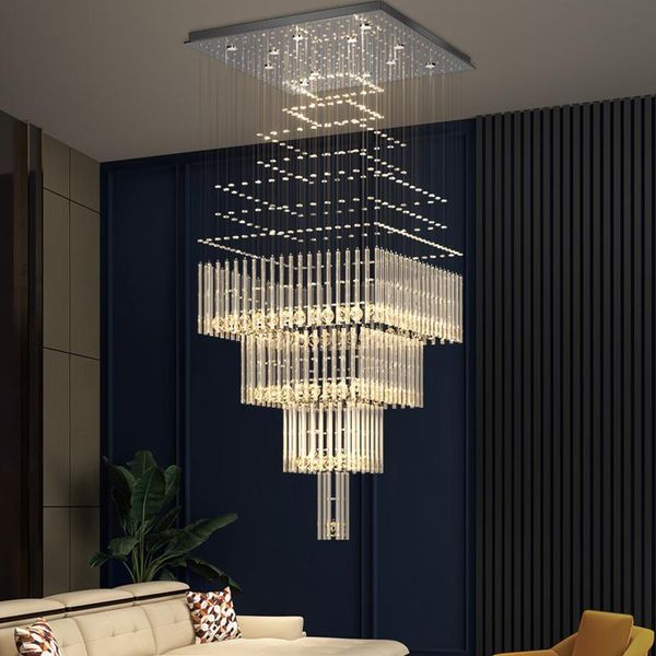 chandeliers modern ceiling chandelier for living room columnar crystal hanging lamp square base light fixture staircase loft cristal lustre
chandeliers modern ceiling chandelier for living room columnar crystal hanging lamp square base light fixture staircase loft cristal lustre
