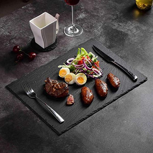 mats & pads slate stone coasters rectangle black natural edge placemat drink pad serving plate for home bar kitchen fj
mats & pads slate stone coasters rectangle black natural edge placemat drink pad serving plate for home bar kitchen fj
