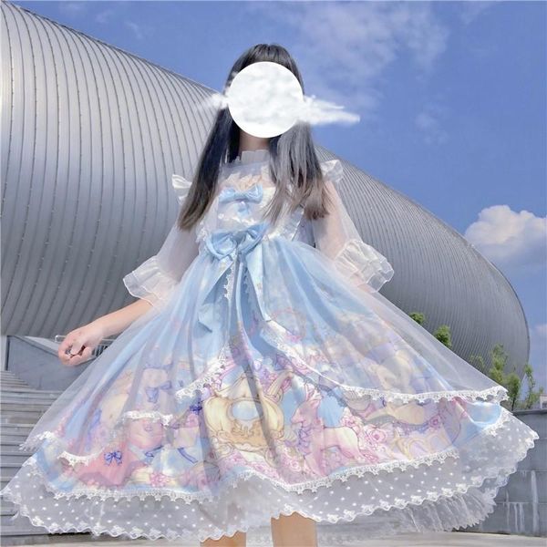 casual dresses bear party sweet women's lolita jsk dress suspender sleeveless lace bows trim one piece original design, Black;gray
casual dresses bear party sweet women's lolita jsk dress suspender sleeveless lace bows trim one piece original design, Black;gray
