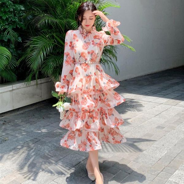 casual dresses rosediary 2021 summer autumn vacation dress women's long sleeve tiered layer ruffles hem floral print chiffon midi, Black;gray
casual dresses rosediary 2021 summer autumn vacation dress women's long sleeve tiered layer ruffles hem floral print chiffon midi, Black;gray