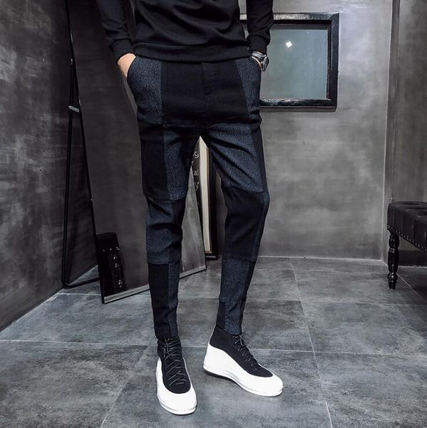 men's pants korean version of the trend slim feet sports 2021 spring tide brand closing mouth casual men, Black
men's pants korean version of the trend slim feet sports 2021 spring tide brand closing mouth casual men, Black