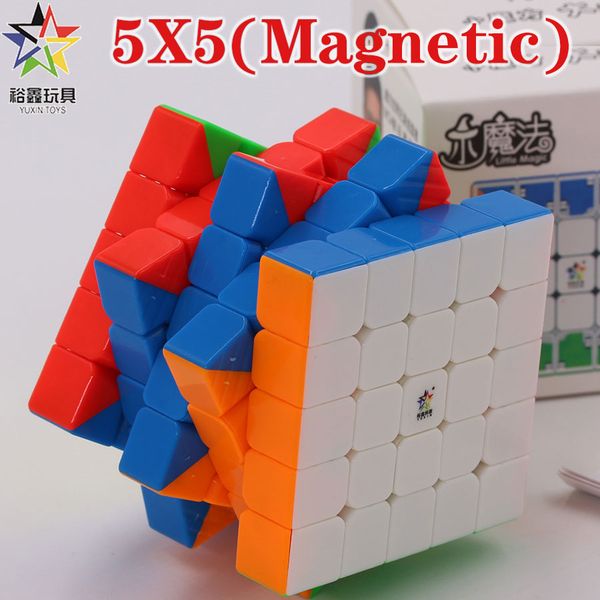 Magic cube puzzle YuXin Little Magic 5x5x5 5*5*5 Magnetic M professional speed educational creative twist wisdom toys game cube
Magic cube puzzle YuXin Little Magic 5x5x5 5*5*5 Magnetic M professional speed educational creative twist wisdom toys game cube