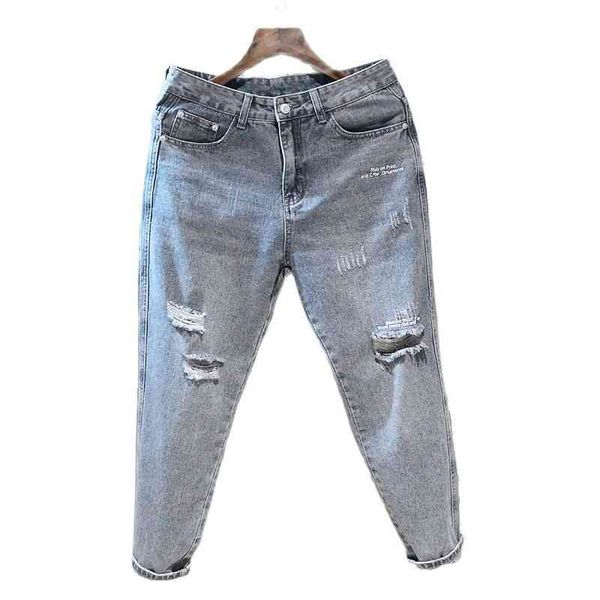 men's jeans calças de brim moda masculina estiramento clássico rasgado buraco casual solto em linha reta nim calças harem bonito homem, Blue
men's jeans calças de brim moda masculina estiramento clássico rasgado buraco casual solto em linha reta nim calças harem bonito homem, Blue