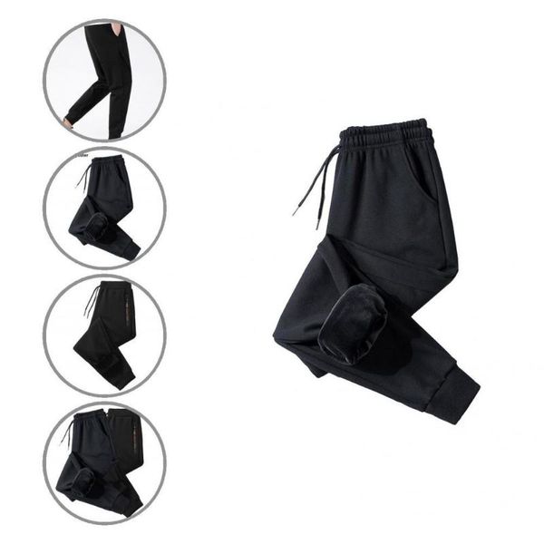 men's pants casual trousers plush lining autumn winter korean style thermal men sweatpants, Black
men's pants casual trousers plush lining autumn winter korean style thermal men sweatpants, Black