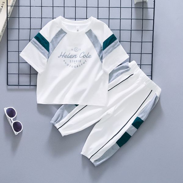 Kids Clothing Sets 2PC Infant Boy T-shirt + Pants Outfits Suits Child Short Sleeves Set Baby Boys Tracksuits 2 3 4 5 6 Yrs MD056, White suit
Kids Clothing Sets 2PC Infant Boy T-shirt + Pants Outfits Suits Child Short Sleeves Set Baby Boys Tracksuits 2 3 4 5 6 Yrs MD056, White suit