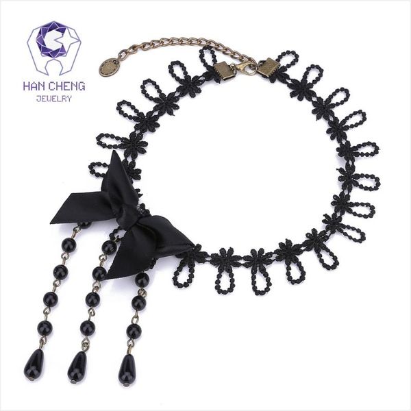 chokers hancheng fashion lace silk ribbon black bead tassel bow tie choker necklace women necklaces vintage collar jewelry bijoux, Golden;silver
chokers hancheng fashion lace silk ribbon black bead tassel bow tie choker necklace women necklaces vintage collar jewelry bijoux, Golden;silver