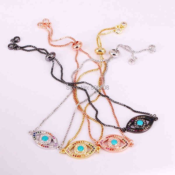 6pcs zyz-b5203 trendy eye for women micro pave cz bead turkish charm bracelet fashion jewelry gift, Golden;silver
6pcs zyz-b5203 trendy eye for women micro pave cz bead turkish charm bracelet fashion jewelry gift, Golden;silver