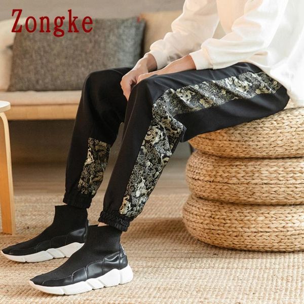 men's pants zongke 2021 print harem men trousers casual joggers sweatpants hip hop streetwear male plus size m-4xl, Black
men's pants zongke 2021 print harem men trousers casual joggers sweatpants hip hop streetwear male plus size m-4xl, Black