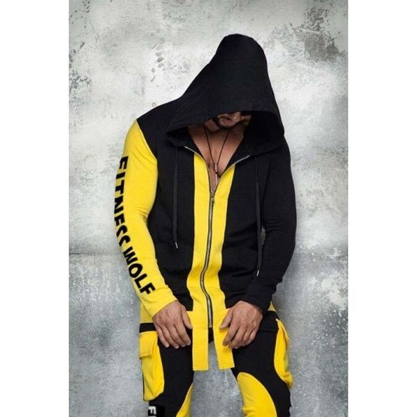 men's tracksuits sportswear autumn suit zipper hooded sweater pants loose outdoor running clothes, Gray
men's tracksuits sportswear autumn suit zipper hooded sweater pants loose outdoor running clothes, Gray