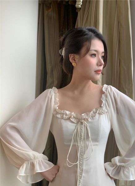 women dress french off the shoulder white elegant autumn bandage retro party mini lady designer clothing, Black;gray
women dress french off the shoulder white elegant autumn bandage retro party mini lady designer clothing, Black;gray