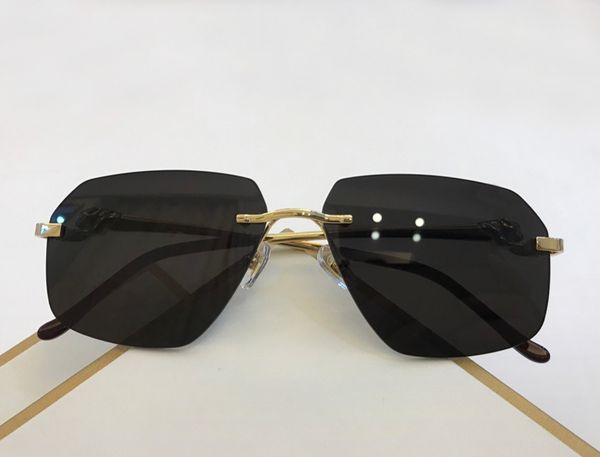 rimless pilot sunglasse gold black lens men fashion sunglasses with box case, White;black
rimless pilot sunglasse gold black lens men fashion sunglasses with box case, White;black
