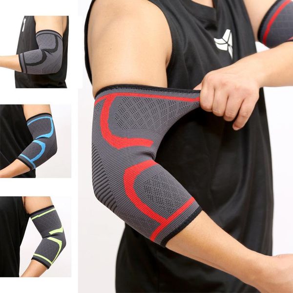 1pcs sport elbow pad basketball cycling arm sleeve tennis protector support brace volleyball fitness sports protective & knee pads, Black;gray
1pcs sport elbow pad basketball cycling arm sleeve tennis protector support brace volleyball fitness sports protective & knee pads, Black;gray