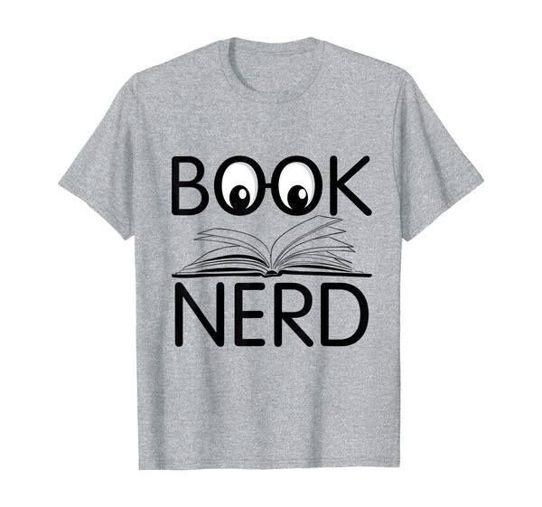 book nerd t-shirt book lover reading glasses shirt, White;black