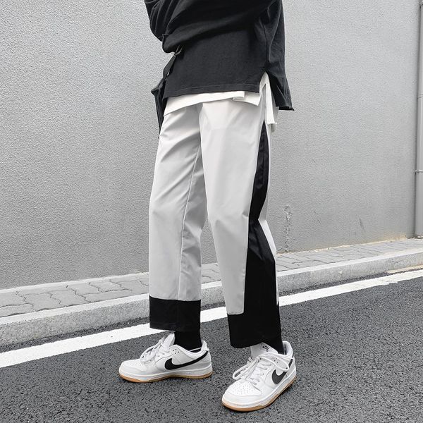 Men Casual Pants Cargo Loose Ankle-length Patchwork Autumn Winter Bottoms Korean Style Fashion Ulzzang Simple All-match Leisure, Black
Men Casual Pants Cargo Loose Ankle-length Patchwork Autumn Winter Bottoms Korean Style Fashion Ulzzang Simple All-match Leisure, Black